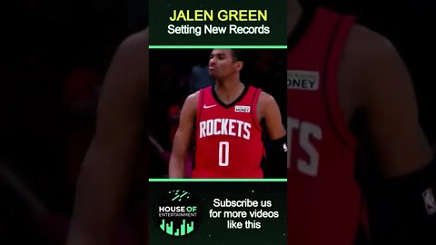 Jalen Green's New Records in Basketball history #Short