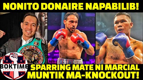 DONAIRE AMAZED BY THURMAN's PERFORMANCE! | EUMIR MARCIAL SPAR MATE ALMOST GET KO'ED!