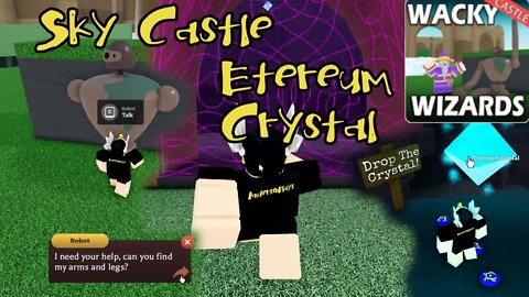 AndersonPlays Roblox Wacky Wizards 🏰Sky Castle Update - How to Get Ethereum Crystal Ingredient