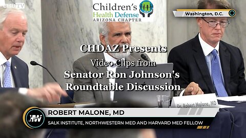 Dr Robert Malone's Statements at Senator Ron Johnson's Round Table Discussion