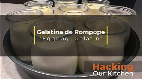 Gelatina de Rompope