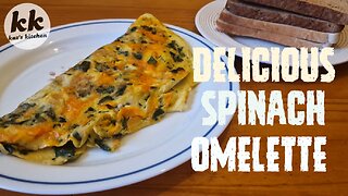 Spinach Egg Delight: A Nourishing 3 ingredient breakfast Boost!