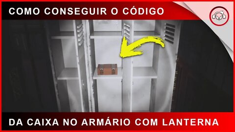 Fobia St Dinfna Hotel, Como conseguir o código da caixa no armário com lanterna (Jogo Brasileiro)