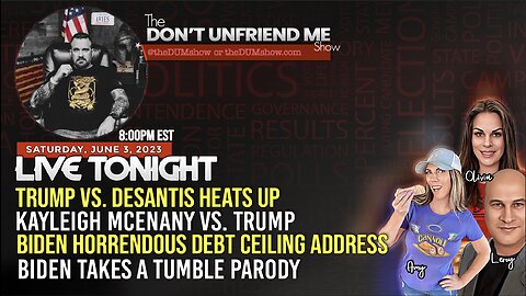 Tonight 8PM Eastern: The Don’t Unfriend Me Show Live!