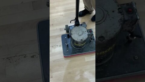 Removing dirty tape residue from wood stage floor