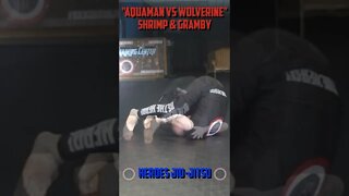 Heroes Training Center | Jiu-Jitsu & MMA Solo Drill "Shrimp & Gramby" | Yorktown Heights NY #Shorts