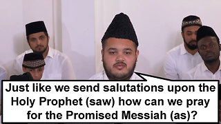 Just like we send salutations upon the Holy Prophet (saw) how can we pray for the Promised Messiah ?