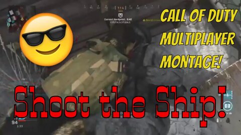 Call Of Duty - Shoot the Ship Multiplayer Murder Montage! Gameplay [PS4]