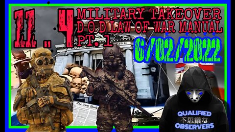 11.4 MILITARY TAKEOVER, D O D LAW OF WAR MANUAL. PT.1 6/02/2022