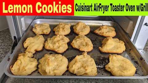 Lemon Almond Flour Cookies, Cuisinart AirFryer Toaster Oven w/Grill