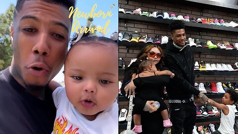Blueface & "BM" Jaidyn Alexis Take The Kids Sneaker Shopping Before His Arrest! 👟