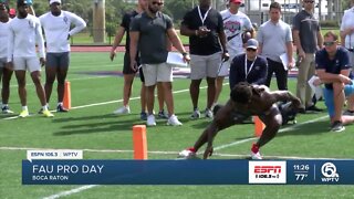 FAU's pro day