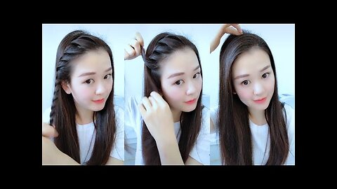 TOP 10 Braided Hairstyle Personalities for School Girls Transformation Hairstyle Tutorial Part 5