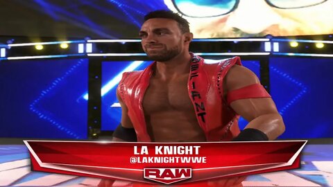 LA Knight Entrance WWE 2k22