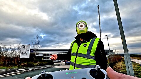 Managers Minion Says Don't Fly Drone 😂👀❌