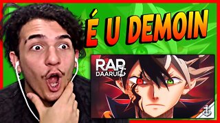 Rap do Asta (Black Clover) | Até Eu Ser O Rei Mago | Daarui [ react ]