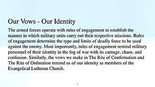 Even Unto Death: The Spiritual Armory of the Evangelical Lutheran Church Chapter 2