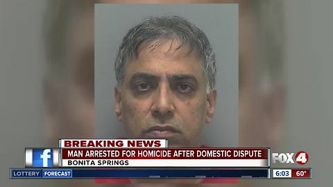 Bonita Springs man charged with murdering his wife