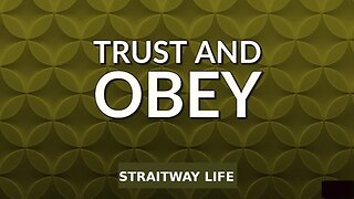 Listen, Trust and Obey During The Famine ~ Torah Portion || Genesis 26 ~ Food Shortages & Drought