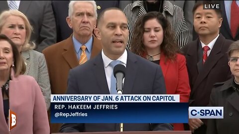 MOMENTS AGO: House Minority Leader-elect Hakeem Jeffries Marking Jan. 6 Anniversary...