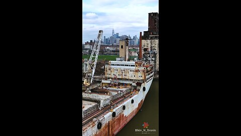 MV Loujaine - 01/01/2024 permanently moored in Red Hook, Brooklyn