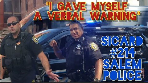 Cops Driving Illegal Vehicles Making Traffic Stops. Officer Sicard. Salem Mass.