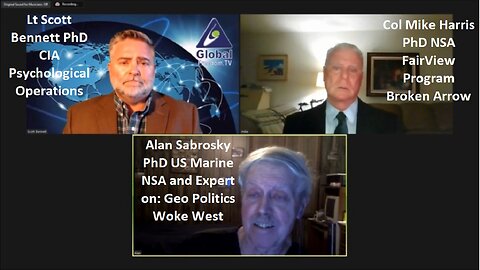 Lt Bennett CIA, Col Harris NSA, Sabrosky NSA Discuss: Former Ukraine, Woke West, Death Squads, Jews