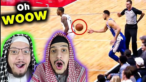 Arab Muslim Brothers Reaction to NBA High IQ Moments