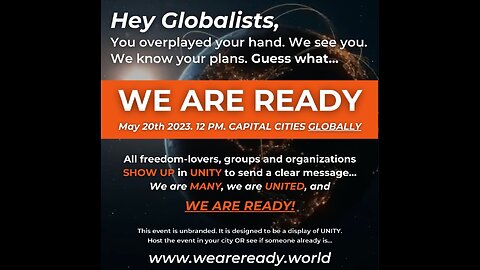 GLOBALIST CABAL UPING POWER PLAYS-NOW WE ALERT OUR 'WE R READY' FREEDOM TEAMS