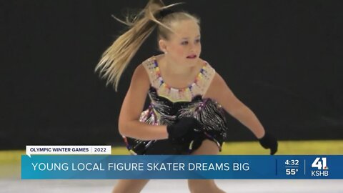 Young local figure skater dreams big