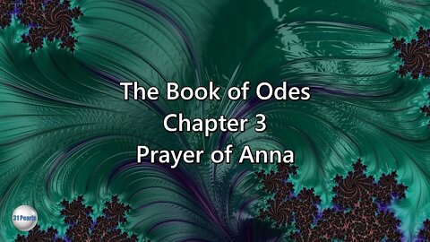 Book of Odes - Chapter 3 - Prayer of Anna