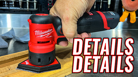 Milwaukee 2531 M12 FUEL Detail Sander Review