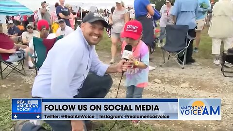 A news segment, just for Bella!!! Real America's Voice - Trump Rally August 2021