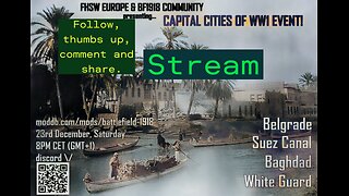 CAPITAL CITIES OF WORLD WAR I EVENT! Battlefield 1942. / Battlefield 1918.