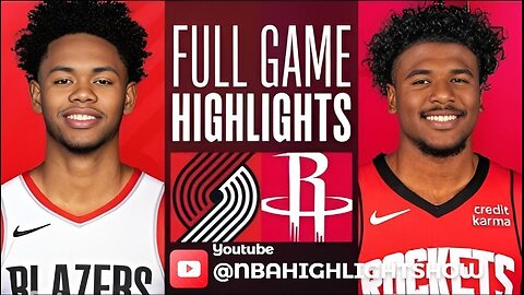 Houston Rockets vs Portland Trail Blazers Full Game Highlights | Jan 24 | 2024 NBA Season