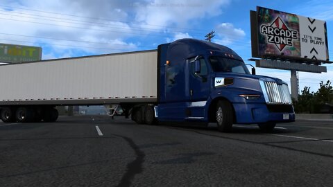 More trucking through the #Montana DLC in the new #WesternStar57X