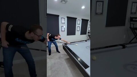 Epic Pool Trick Shot: Two For One Special #shorts
