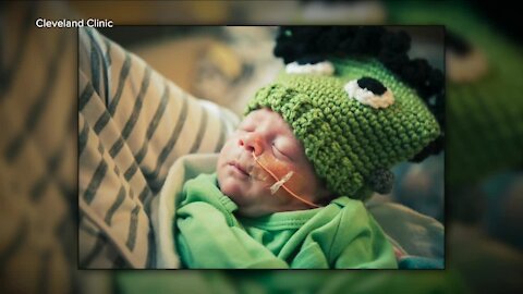 Cleveland Clinic Children's NICU babies get dressed up for Halloween