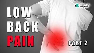 Low Back Pain Corrections Part 2 - The 5 Keys To Health