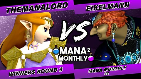 Mana Monthly 2 - TheManaLord (Zelda) vs Eikelmann (Ganondorf) Smash Melee Tournament