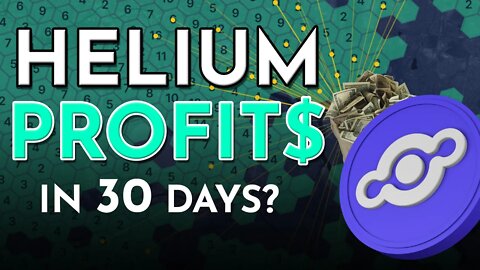 Helium Mining Profit | How much profit in my first 30 days?