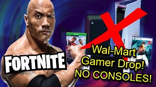 Wal-Mart Gamer Drop - No Consoles After All! THE ROCK IN FORTNITE! LA Lakers Halo Xbox bundle!