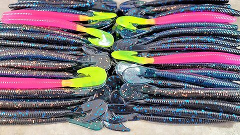 BASS CANDY With The New Mini-AR Worm Mold; Angling Ai Molds