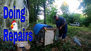 Repairs To The Chicken Tractor