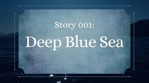 Deep Blue Sea - The Penned Sleuth Short Story Podcast - 001