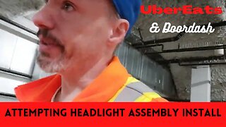 UberEats and Doordash deliveries plus headlight assembly