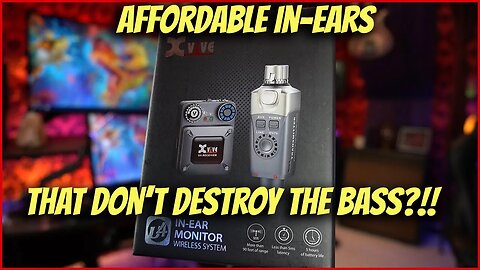 In Ear Monitors that actually work for Bass?!! Xvive U4 Review - Demo