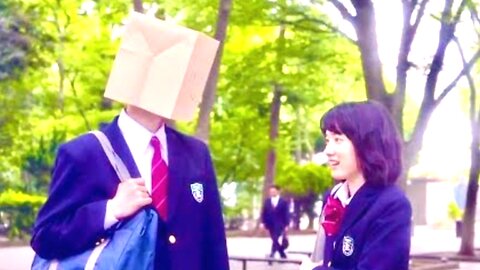 Handsome Boy Covers His Face With A Box Because He Is Tired Of All Girls Following Him Filmscapture