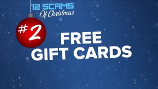 12 scams of Christmas: Free gift cards