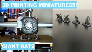 Giant Rats | 3D Printing Minis